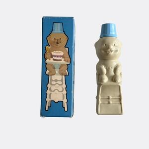 Vintage 1960's Avon Baby Bear Shampoo 3 fl oz – With Original Box – Rare Collect